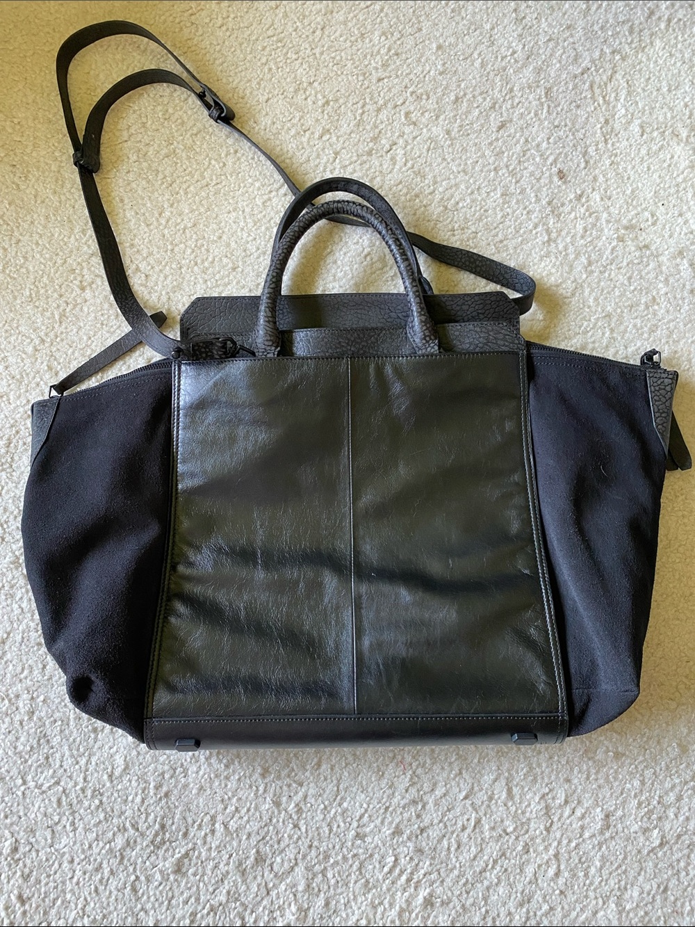 Weekender Liebeskind black leather bag